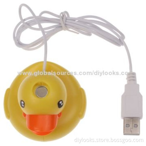 Lovely Duck Style USB Air Humidifier, Yellow
